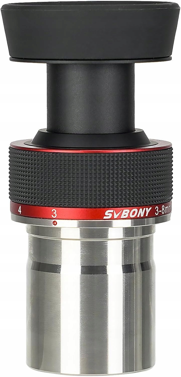 Okular SV215 Zoom 3-8 mm 1,25'' Parfocal pro dalekohled Planeta Měsíc