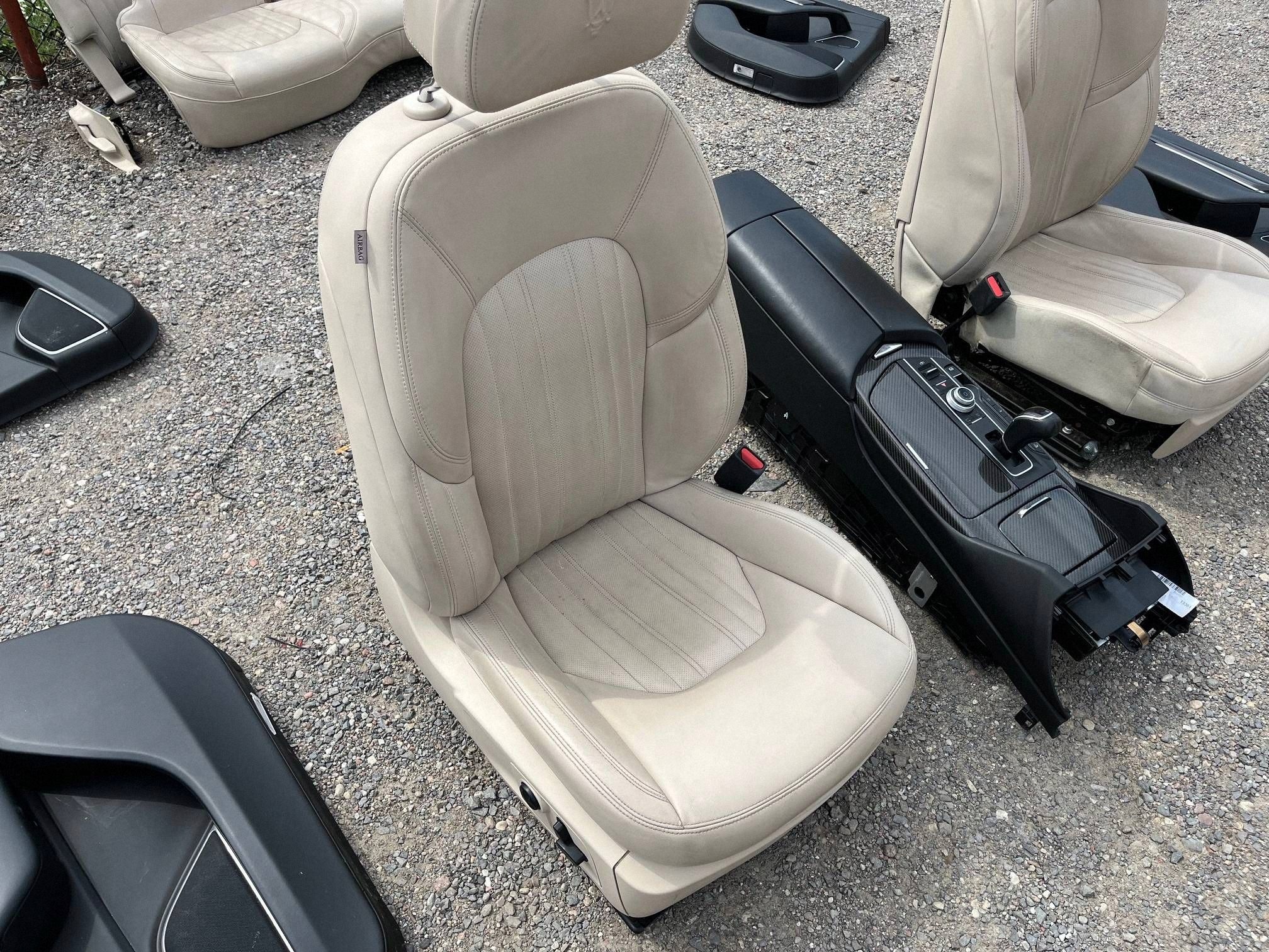 seats inner upholstery seat side tunel Maserati Levante 2017