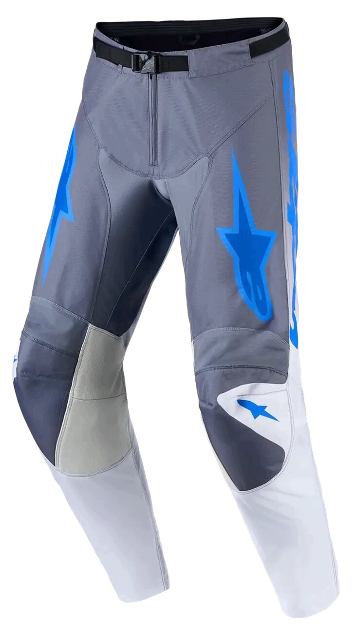 Nohavice Alpinestars Racer Amber White/Gray/Light Blue 38