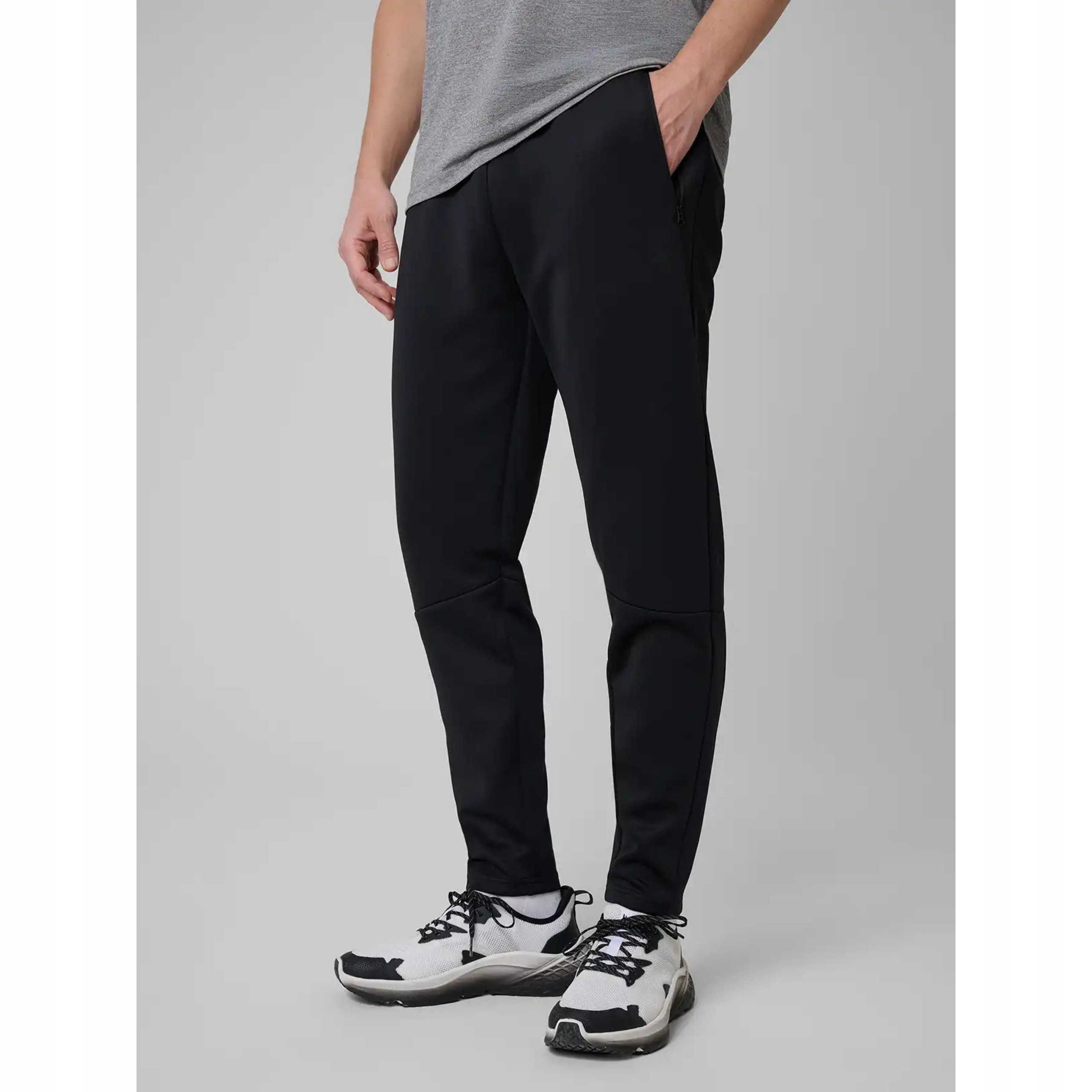 Spodnie Dresowe 4F Męskie Sportowe Joggery Dresy Czarne M1057 Roz. M