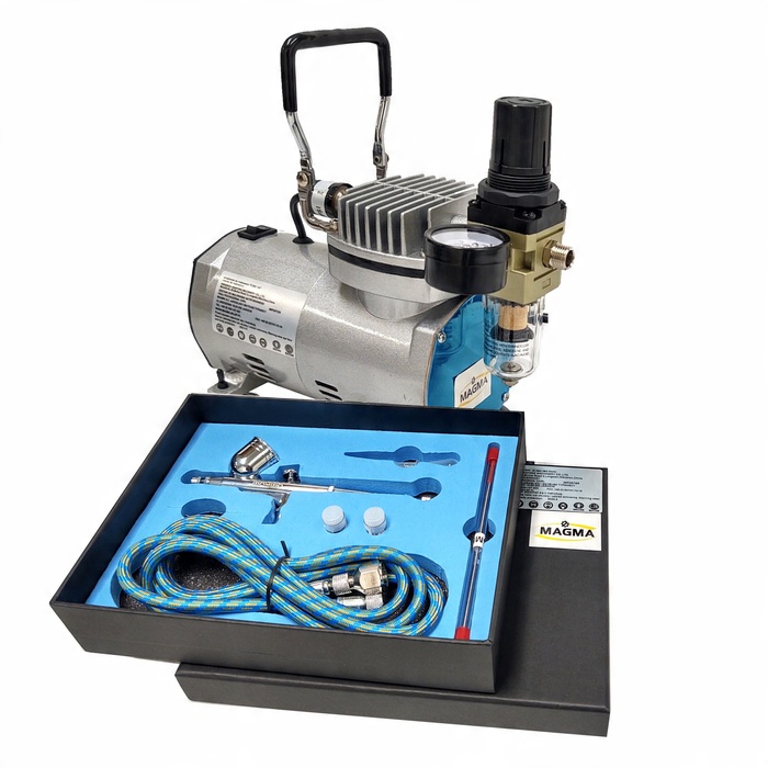 

Aerograf TG-130K areograf kompresor zestaw