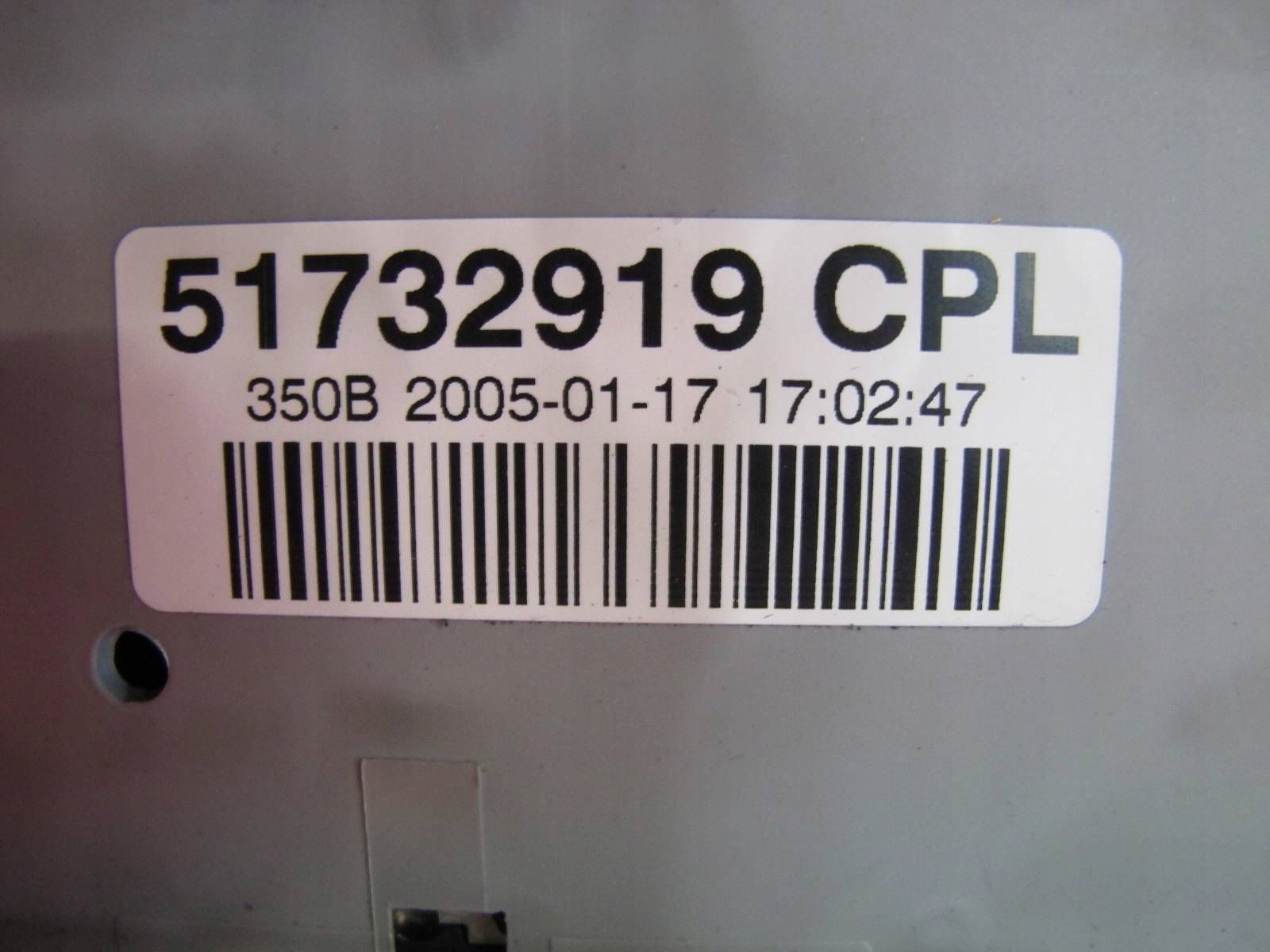 LANCIA MUSA 04- 1.9 D 188B2000 computer compartment BSI ignition key KPL