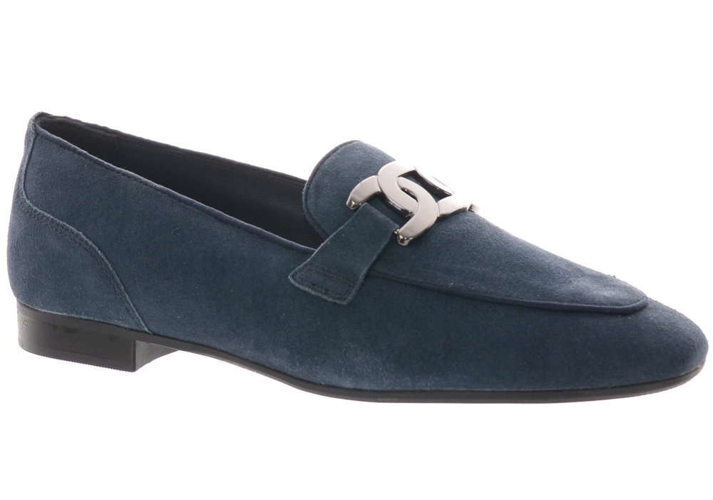 Marco Tozzi Modré Dámské Kožené Mokasíny 38