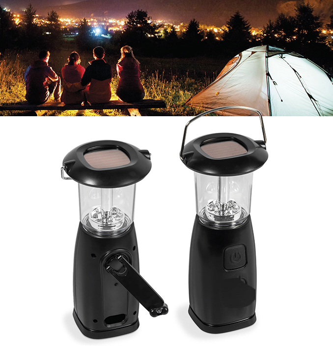 

Lampa Turystyczna Kempingowa Solar Powerbank 3W1