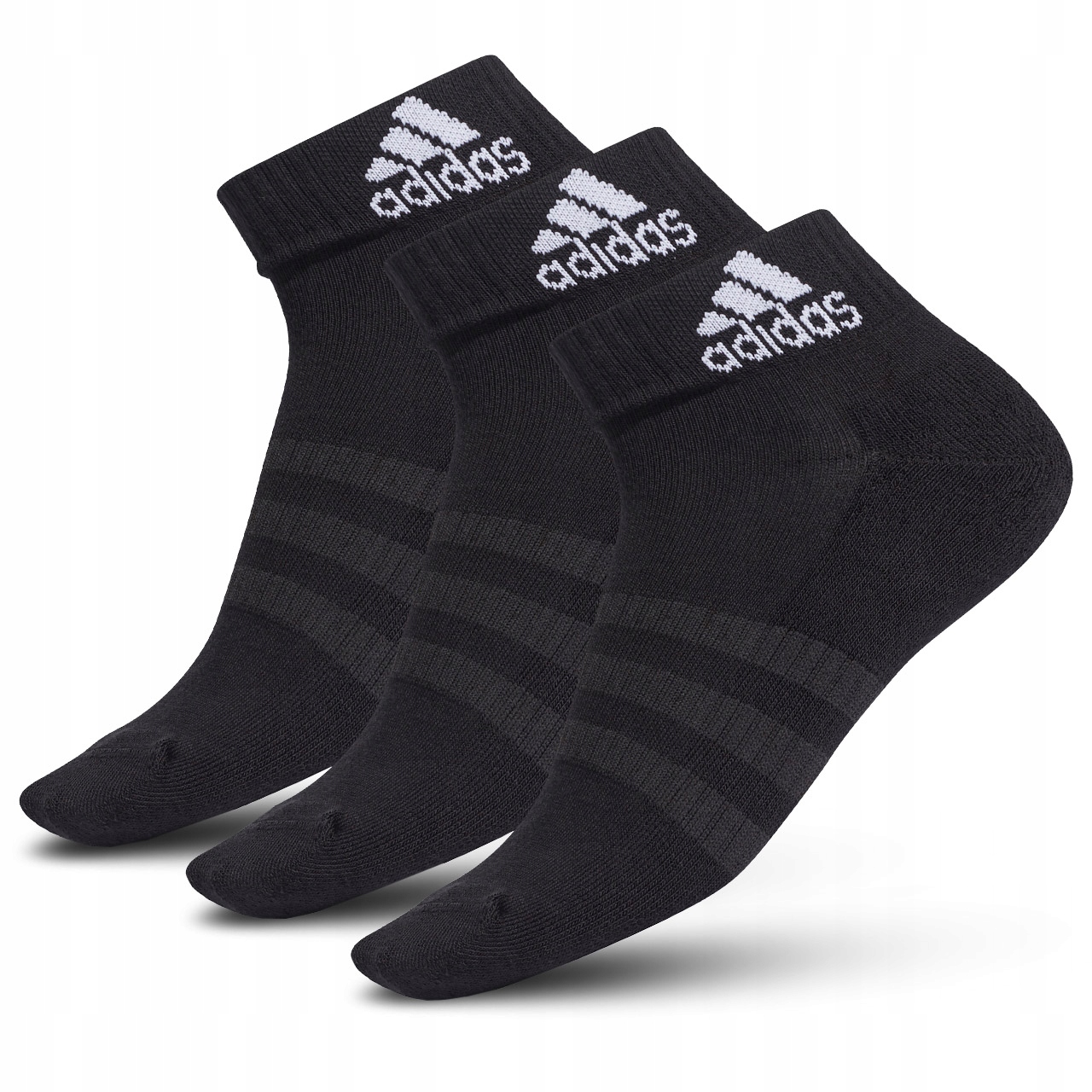 

Komplet 3 Par Skarpet Adidas Męskie 3PAK Czarne