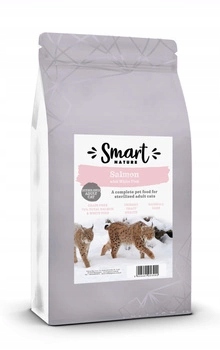 Smart Nature Cat Skin Coat Fish 5 kg Bez obilovin, bez kuřecího masa Sterilizované