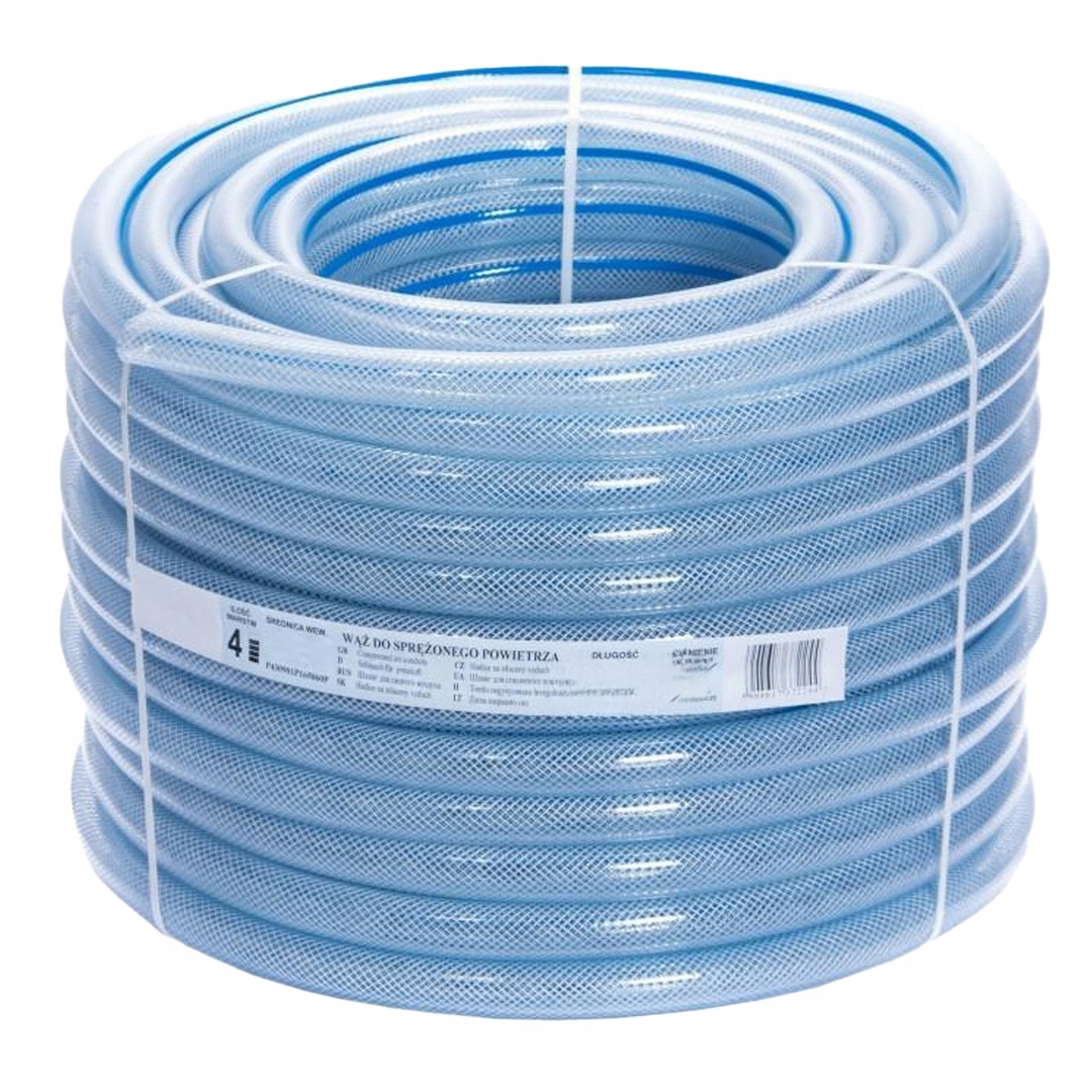 Igelitová hadica Polix Pvc 10 mm x 50 m 2,5 mm 4-vrstvová priehľadná