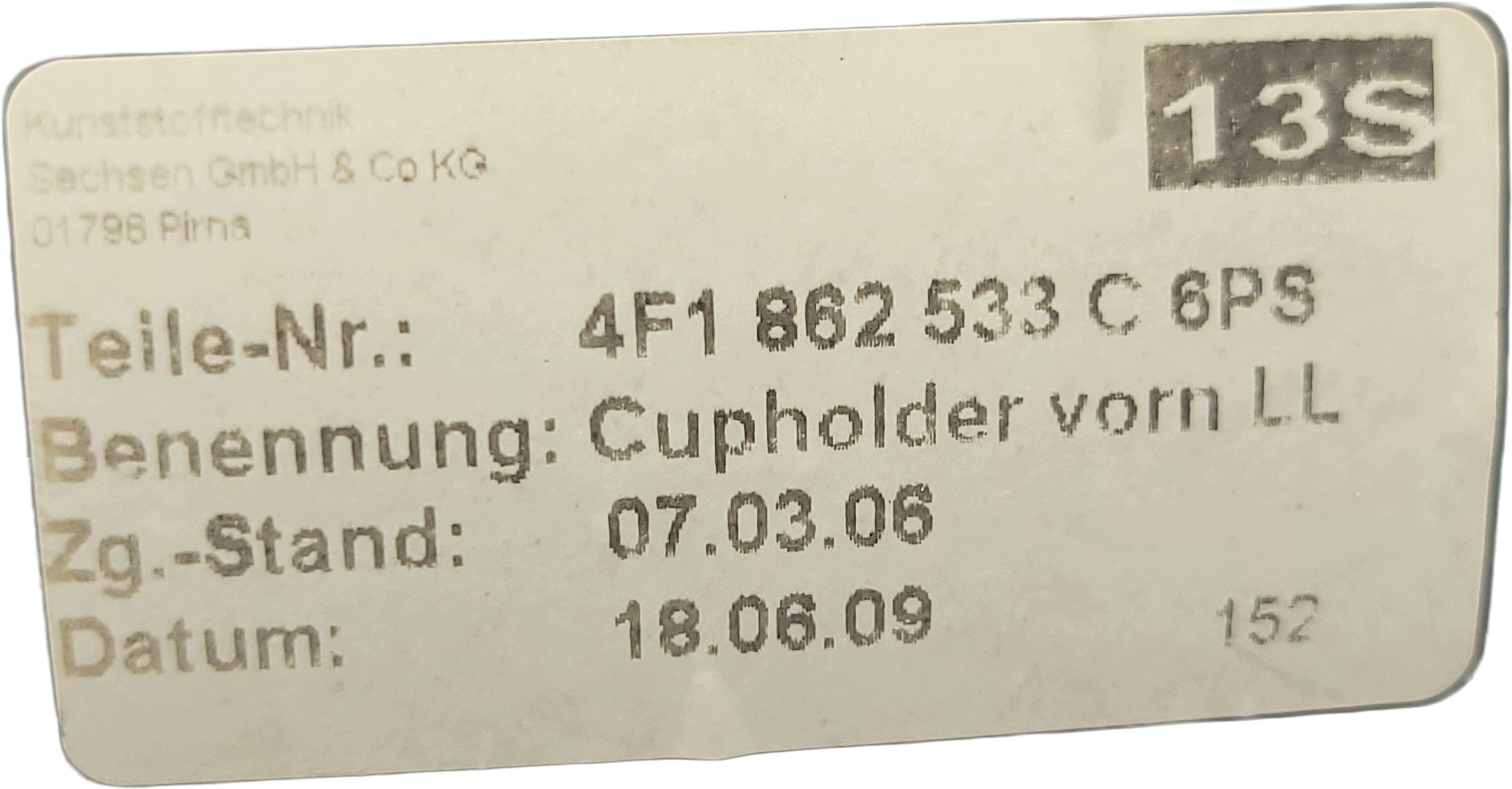 AUDI A6 C6 LIFT PANEL MMI central TUNEL DEKOR frame 6PS EUROPA