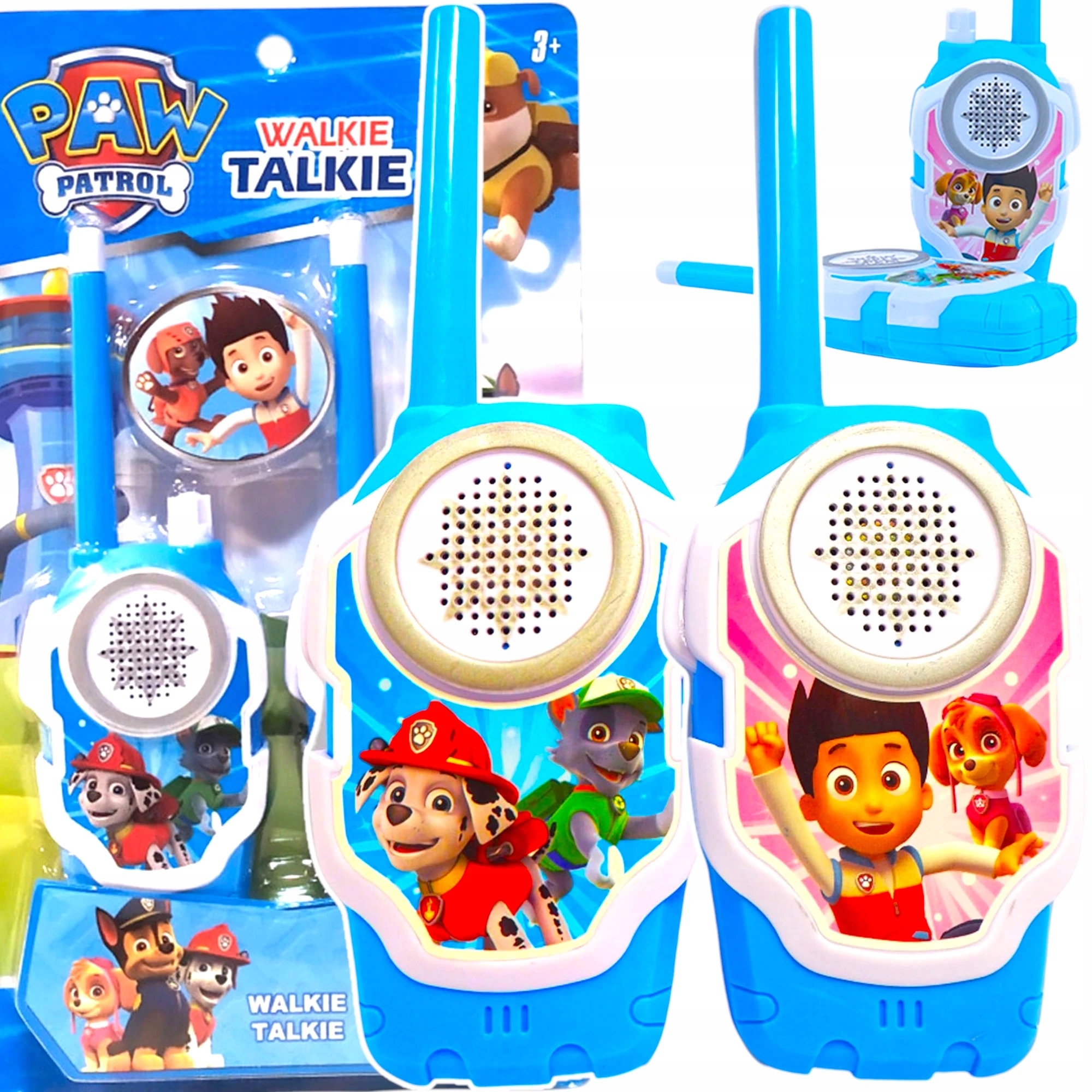 PAW PATROL WALKIE TALKIE 2 РАЦИИ ДВЕ ИГРОВЫЕ НАУШНИКИ НАУШНИК