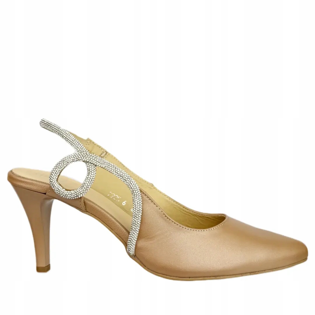 Dámské lodičky Higo 2879 BEIGE344 39, Béžová