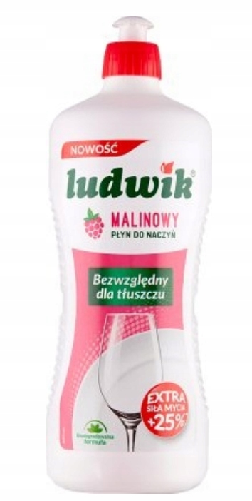

Ludwik płyn do mycia naczyń malina malinowy 900g