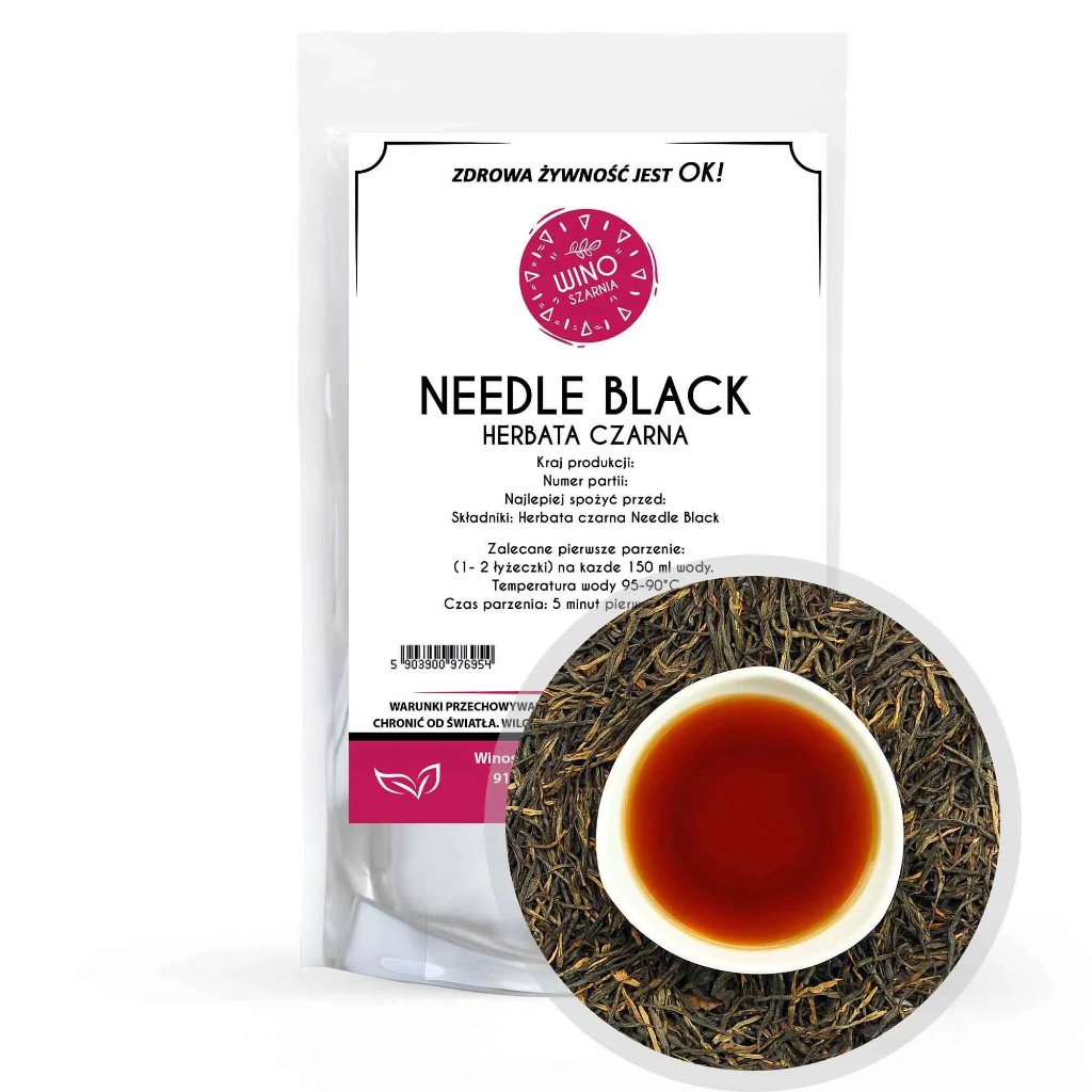 Levně Winoszarnia Čaj Černá Needle Black 100 g