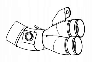 Spojovacia Rúrka Akrapovic Pre Honda Cbr 1000 Rr-r L-H10E11