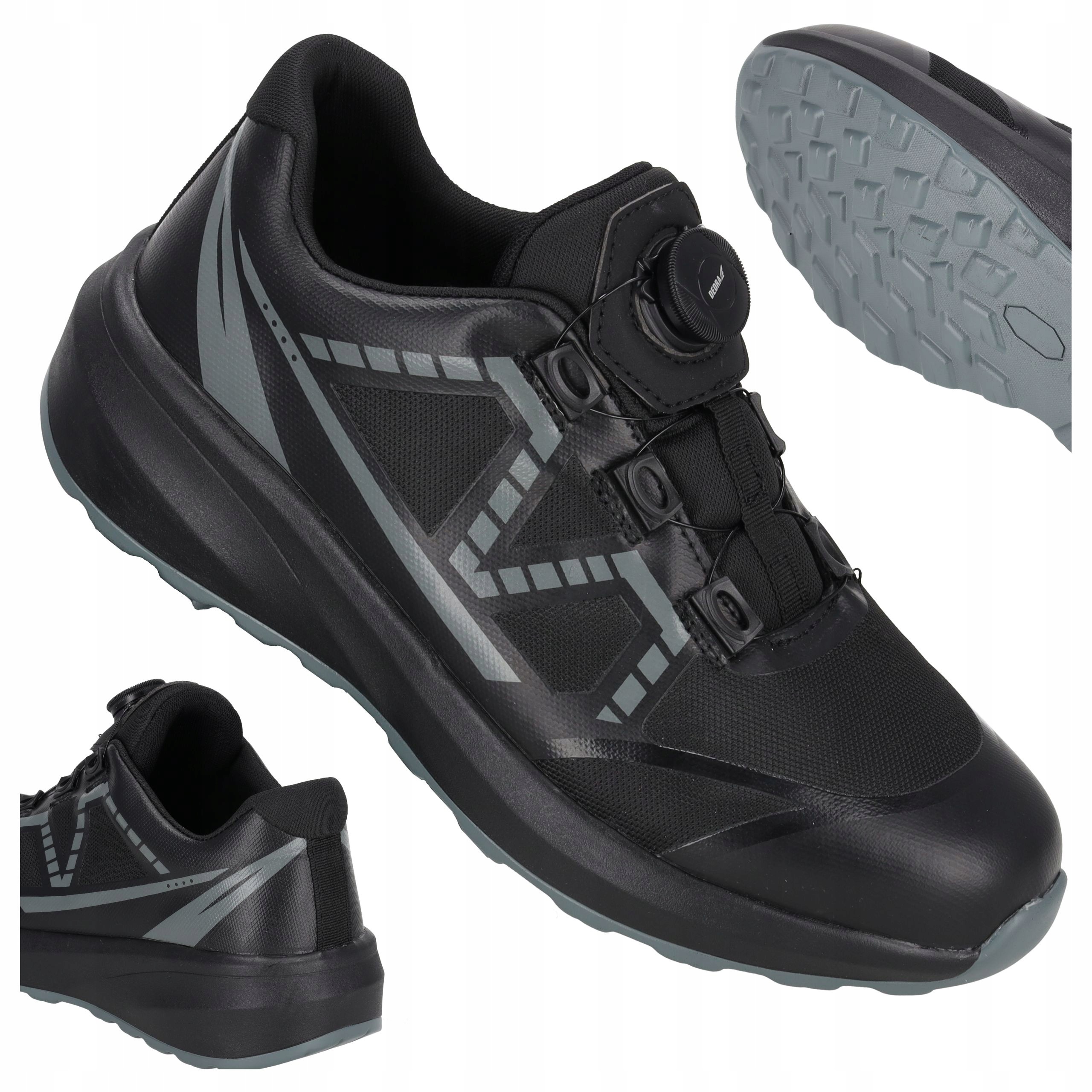 Buty robocze męskie Ochronne Lekkie letnie Bhp Dedra r 47 oddychające sport