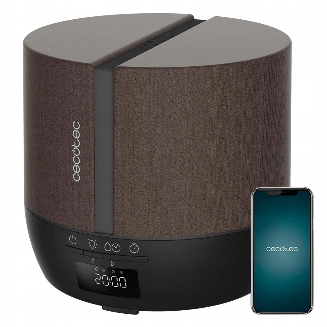 Zvlhčovač vzduchu Cecotec Pure Aroma 550 Connected Black Woody
