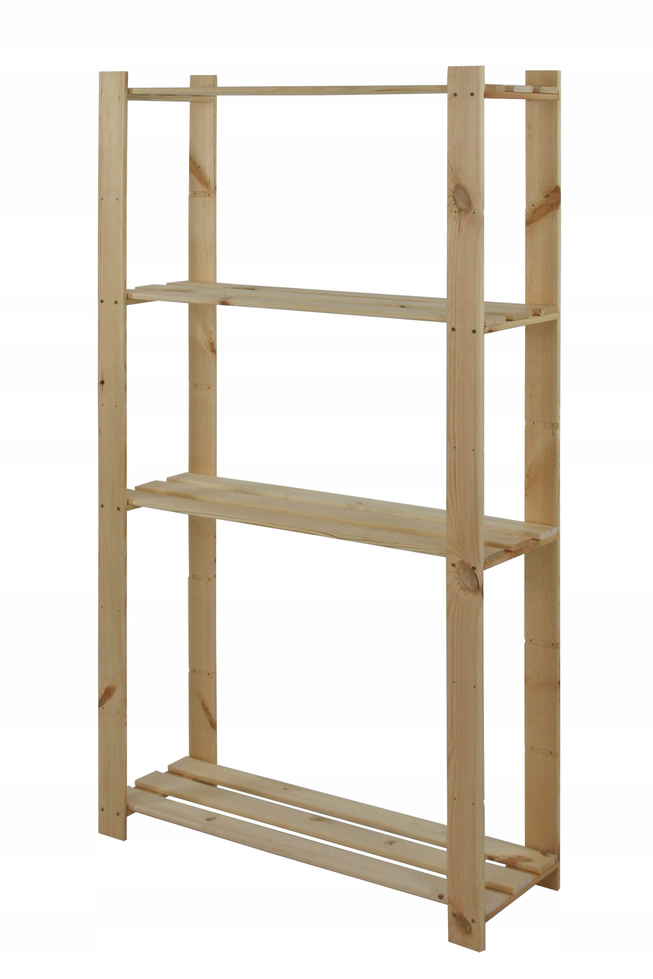 Regał stojak drewniany zabawki 150X80X28 4p Liczba półek 4