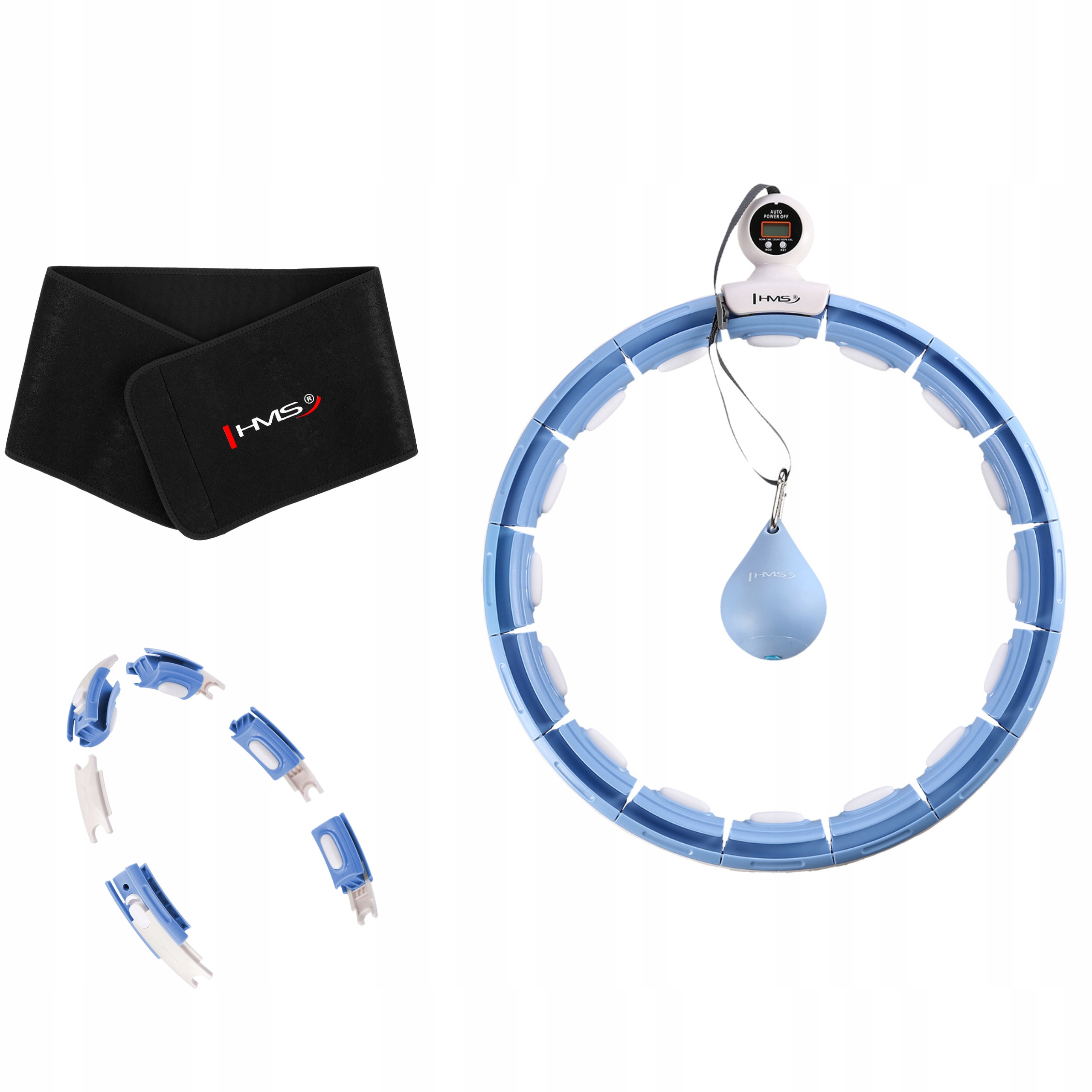 Hula Hoop Magnetický nastavitelný neoprenový pás pro zeštíhlení břicha