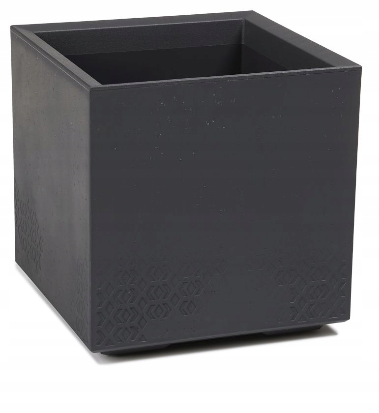 Kwietnik Karo Eco recycled 400x400 antracyt Lamela