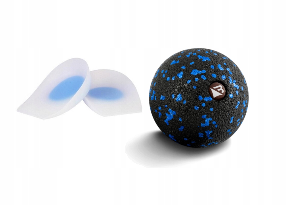 OSTROGA PIĘTOWA PIŁKA+ PODPIĘTKI SILKONOWE r. M