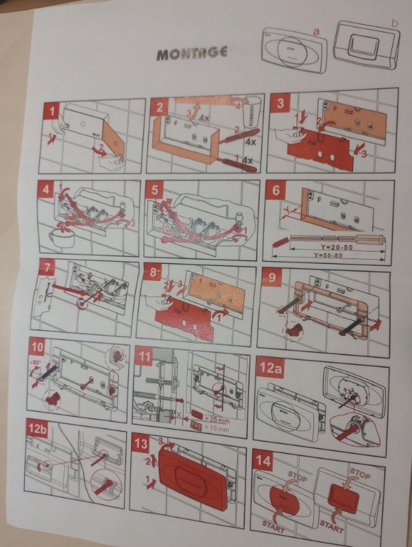 Zestaw podtynkowy WC FRAME LIV WITH WHITE BUTTON firmy VEREG K97-352 Marka Cersanit
