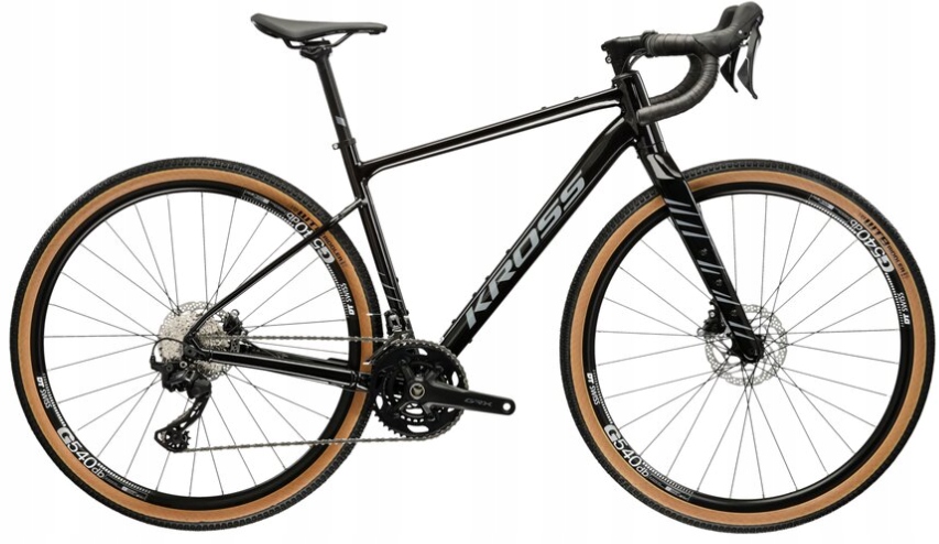 Rower gravelowy Kross Esker 6.0 XL(21") 28 czarny/szary połysk Grx 2x12