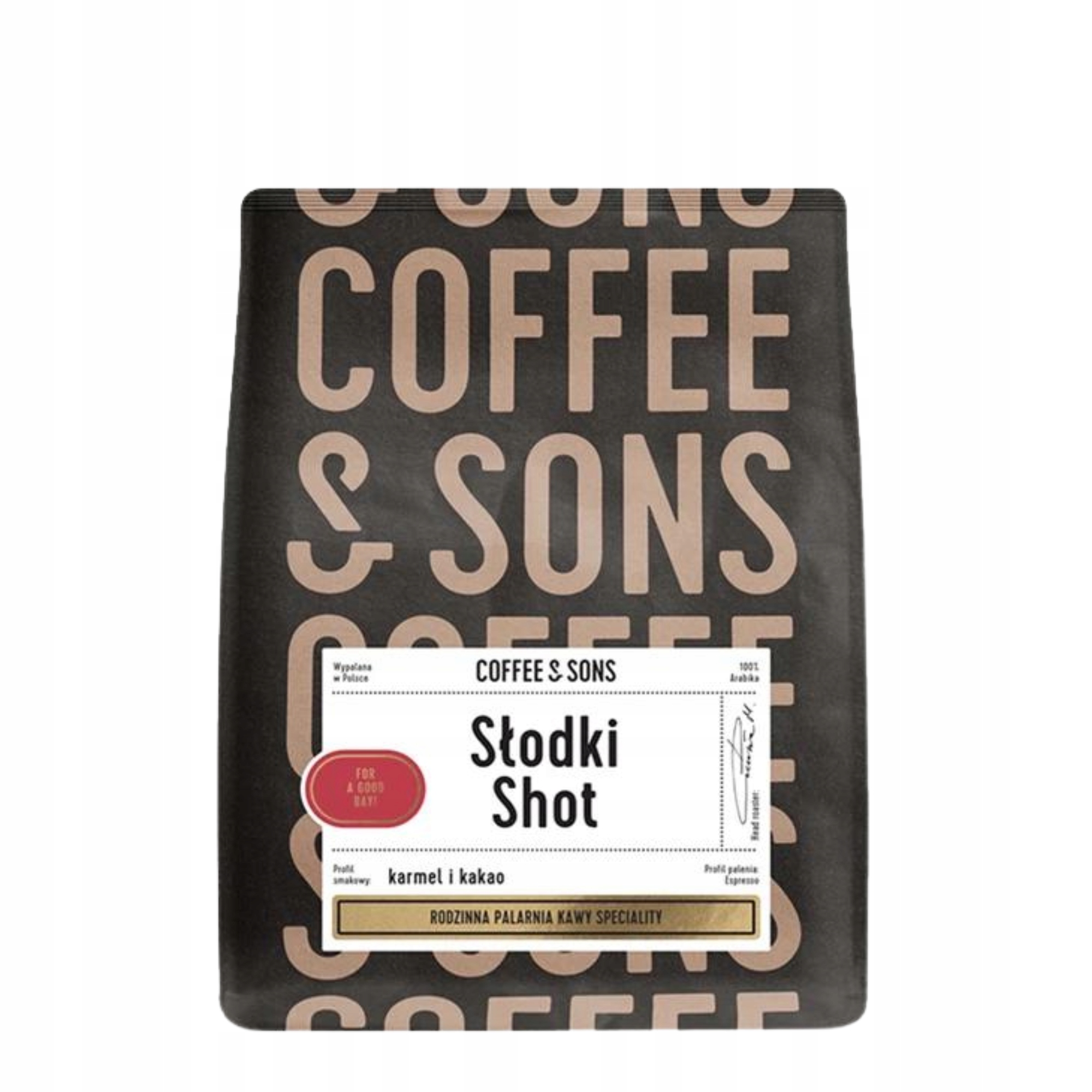 Kawa ziarnista Arabica Coffee&Sons Słodki Shot 2x250g