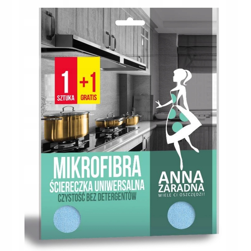 

Anna Zaradna Mikrofibra Ściereczka Uniwersalna