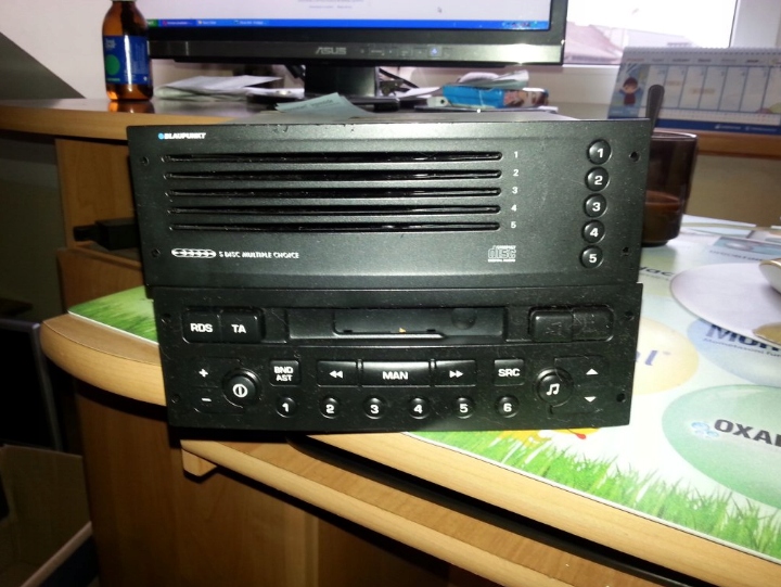 Radio CITROEN C3 I Peugeot 307 zmieniarka czytnik dvd CD moduł BLAUPUNKT
