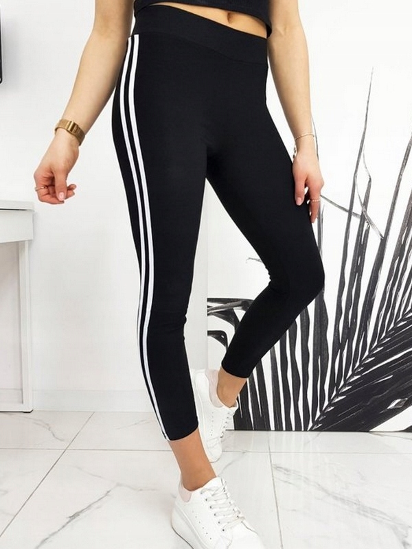 LEGINSY Z LAMPASAMI PASKI BAMBUSOWE SPORTOWE #M/L Rozmiar M/L