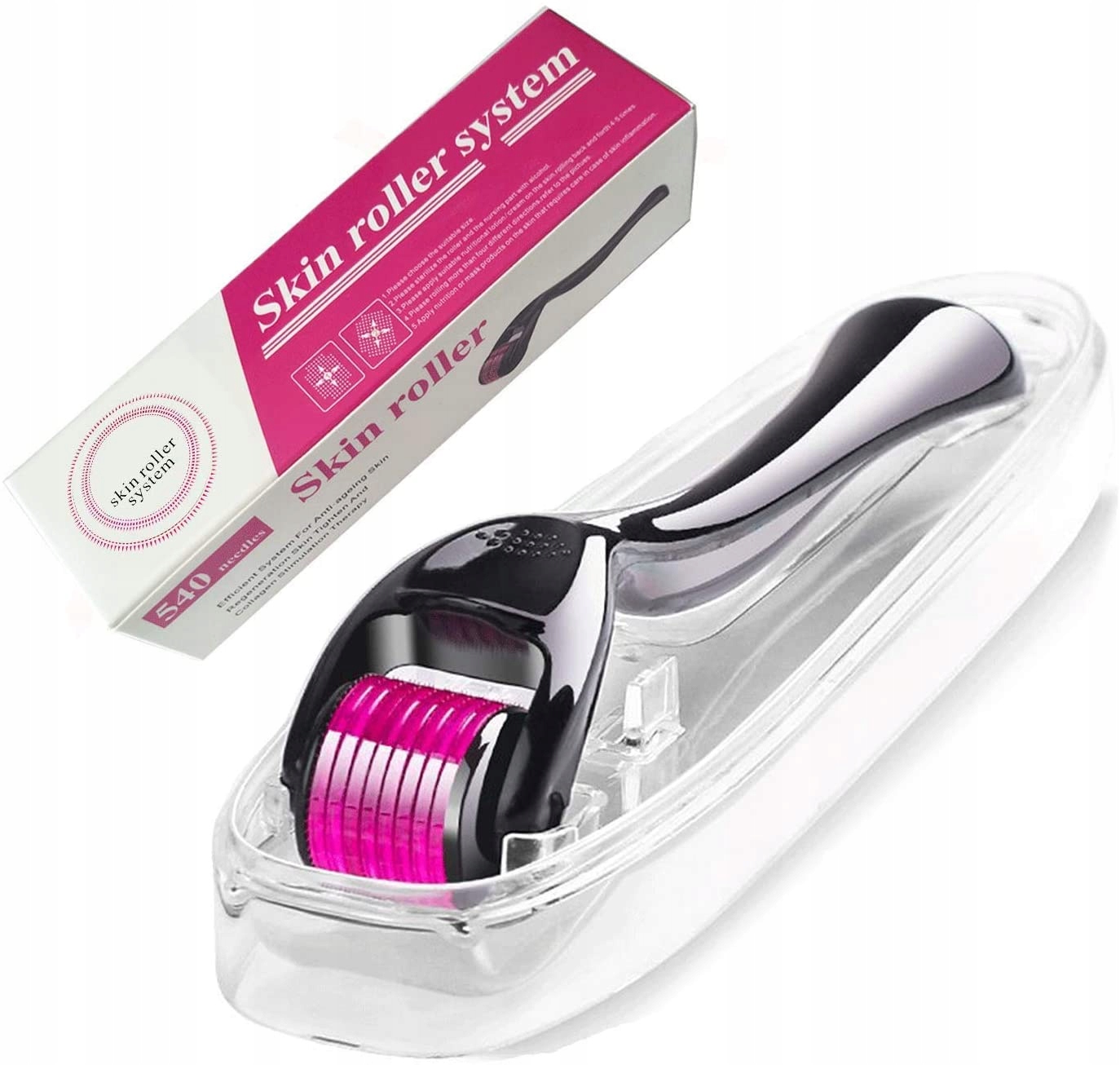 SKIN ROLLER SYSTEM MEZOTERAPIA IGŁOWA SKÓRA TWARZ