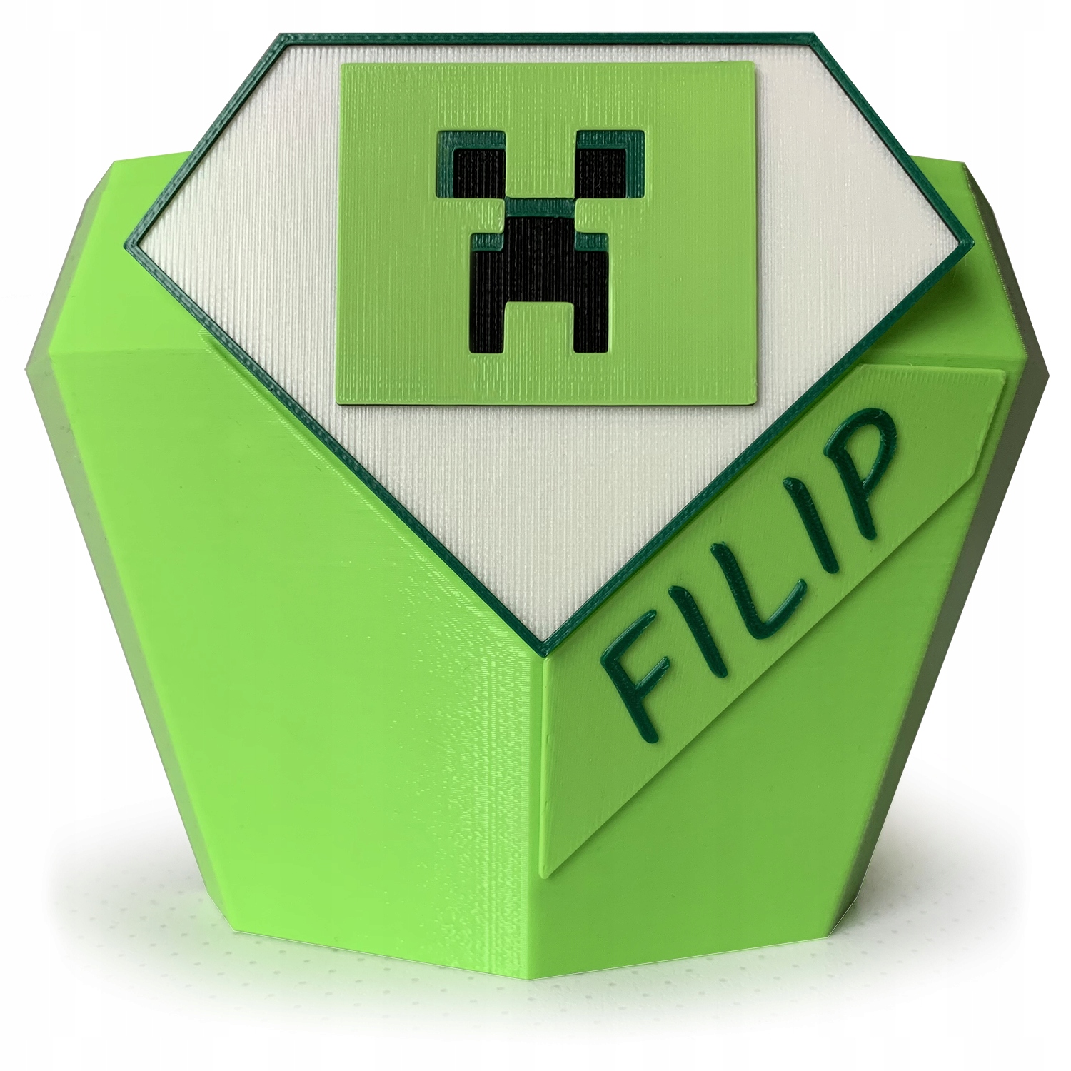 

Skarbonka Przedszkole Minecraft z imieniem