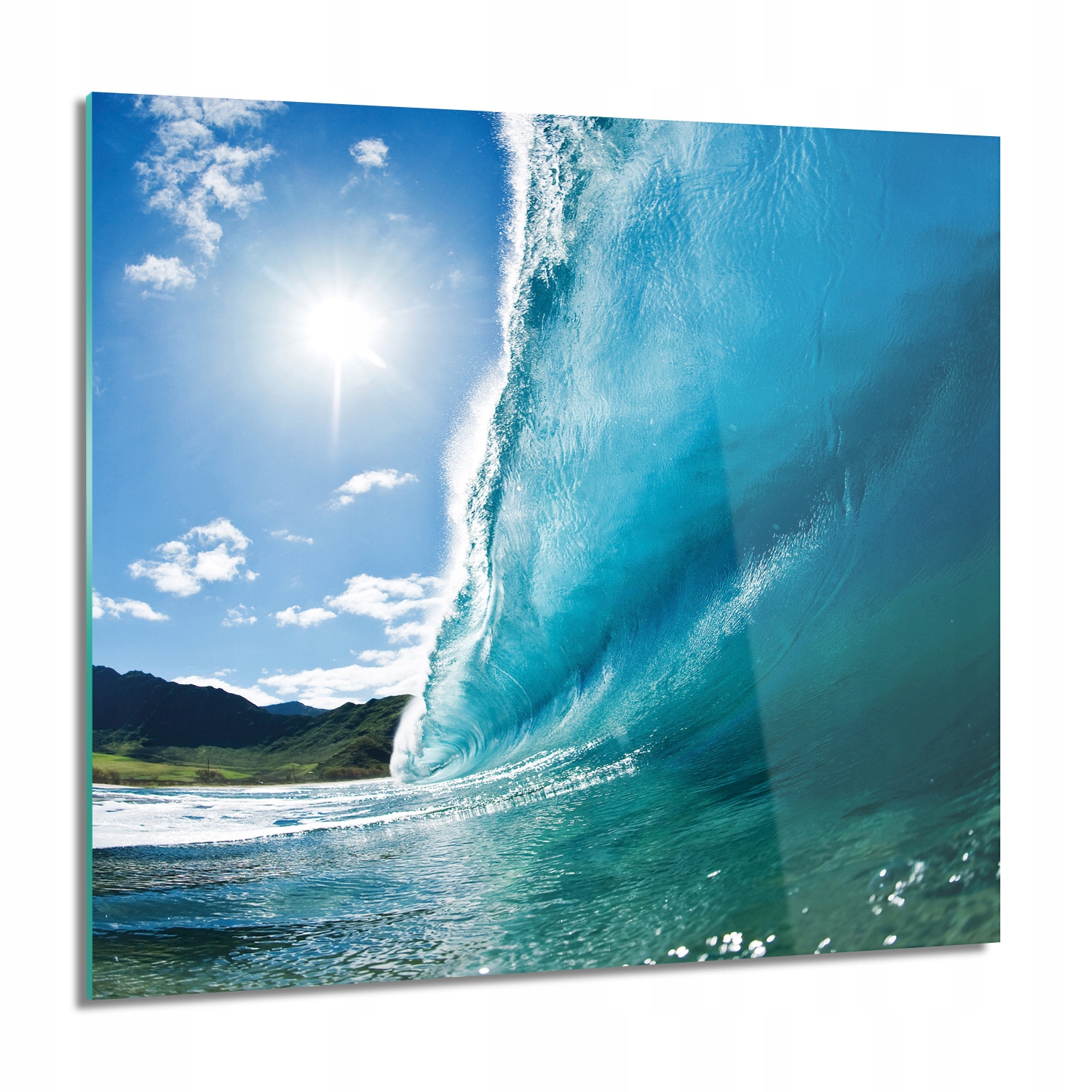 Ocean vlna voda do ložnice Obraz na skle 60x60