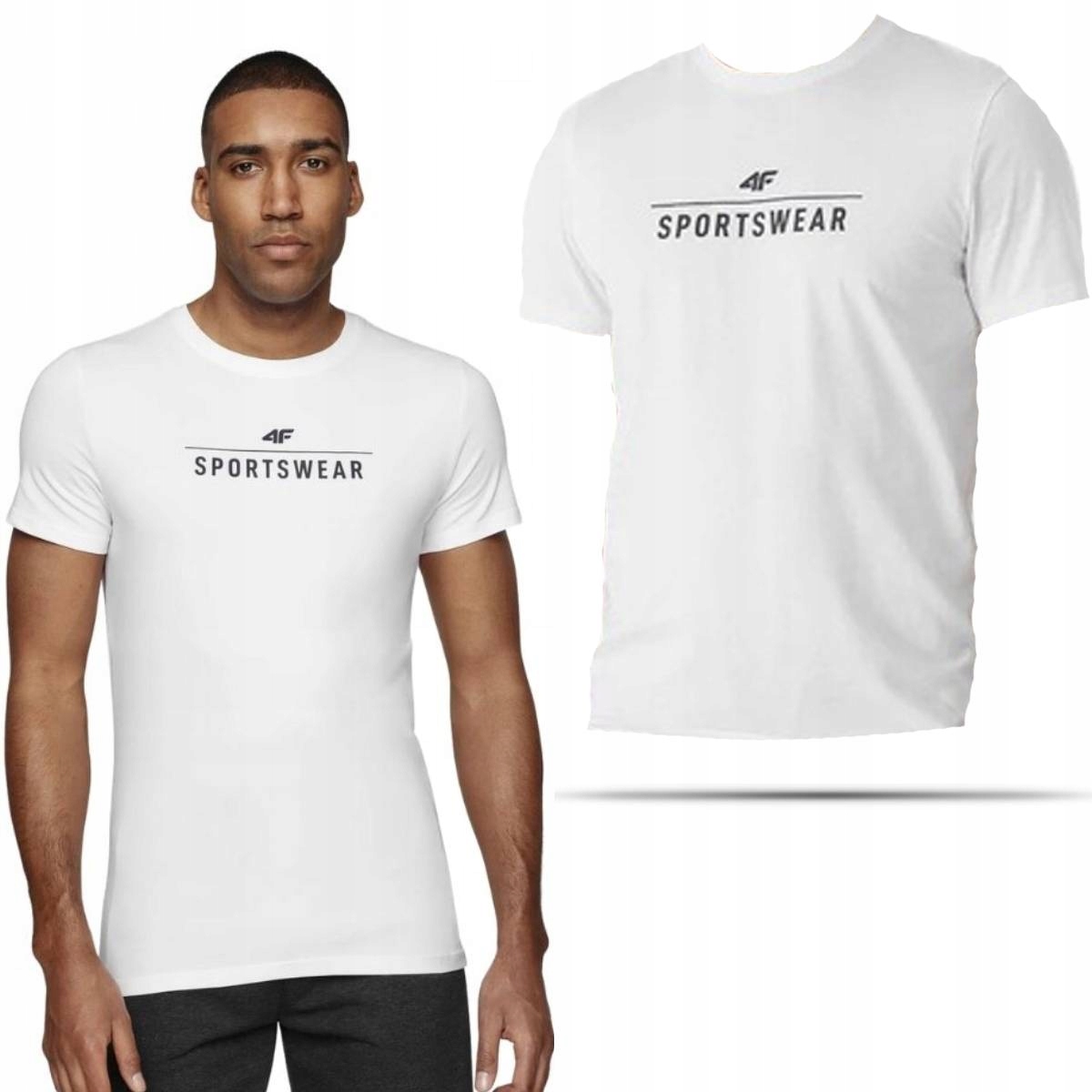 

4F Koszulka Męska Sportowa T-shirt Bawełniana L