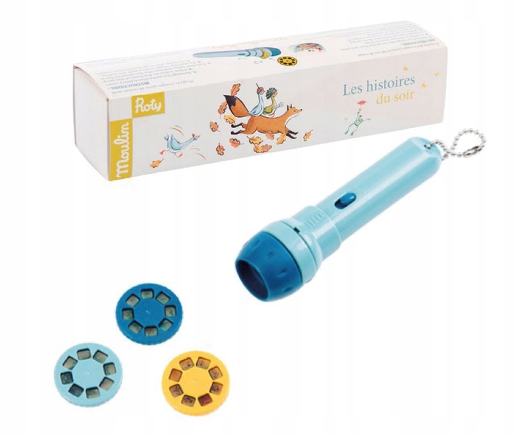 Latarka Projektor historia Podróż Olgi MOULIN ROTY