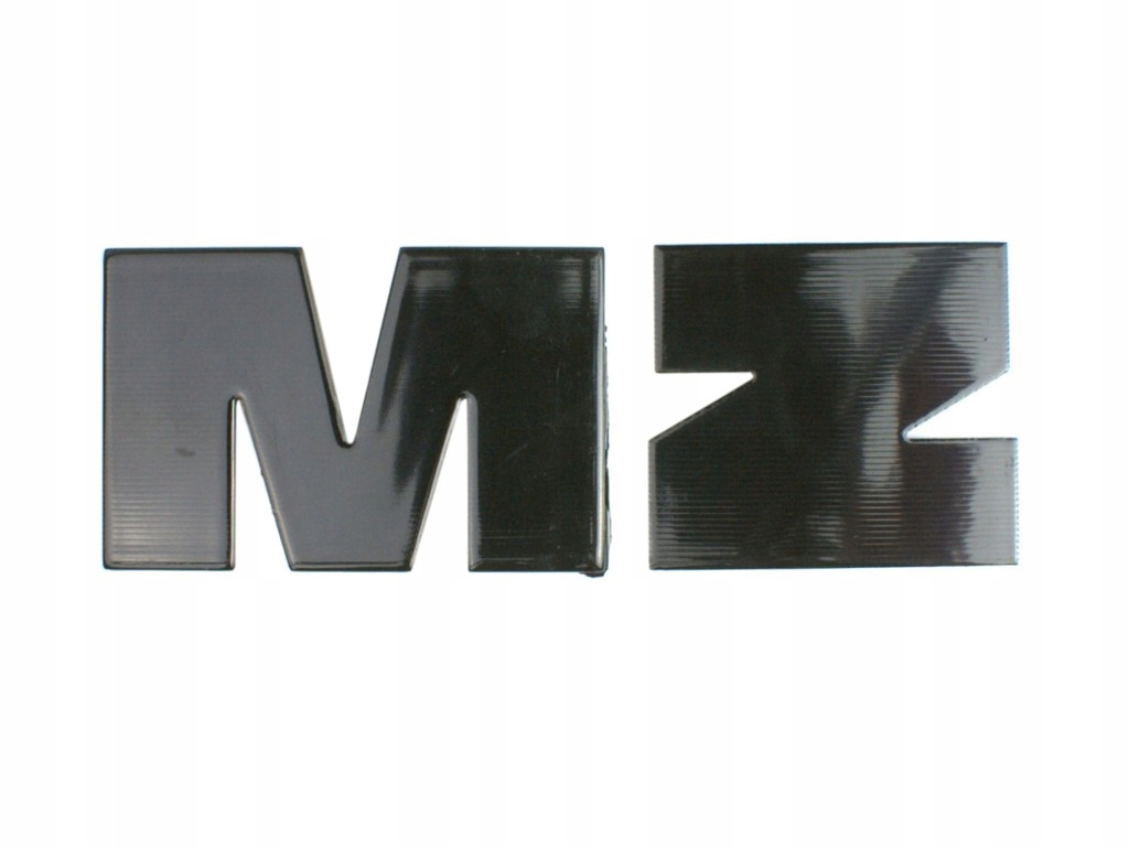 NAKLEJKA MZ LITERKA CZARNA
