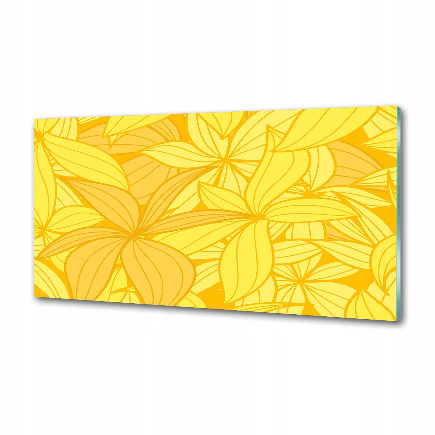 Panel do kuchyne Žlté kvety pozadie 120x60 cm Lepidlo