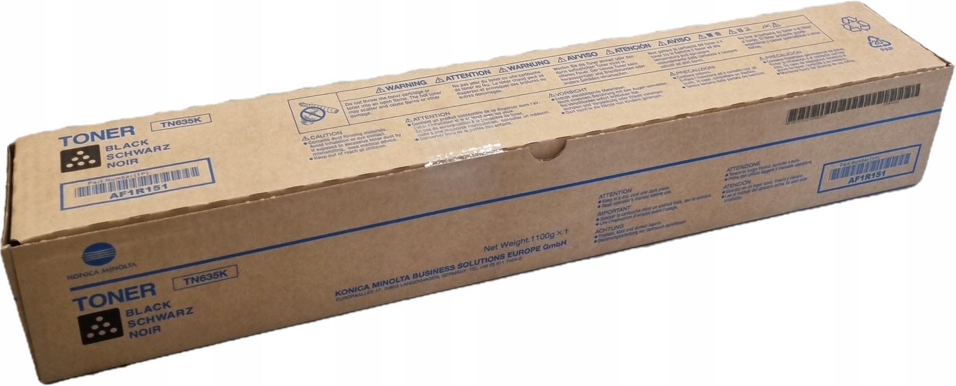 TN-635K AF1R151 predtým TN-620K A3VX151 Konica Minolta bizhub C1060L