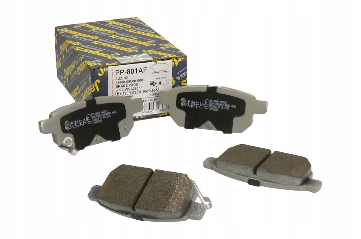 

Klocki Hamulcowe Japanparts PP-801AF