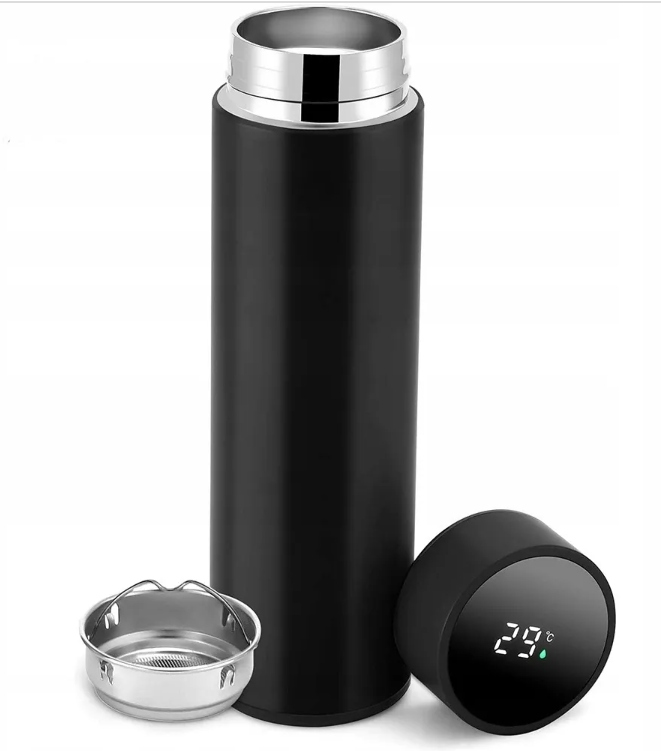 TERMOS SMART KUBEK TERMICZNY TERMOS BIDON LED 500ml DOTYK Kod producenta 3186