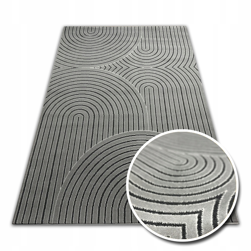 Hustý Stylový Koberec 140x200 Současný MIX Vzorů