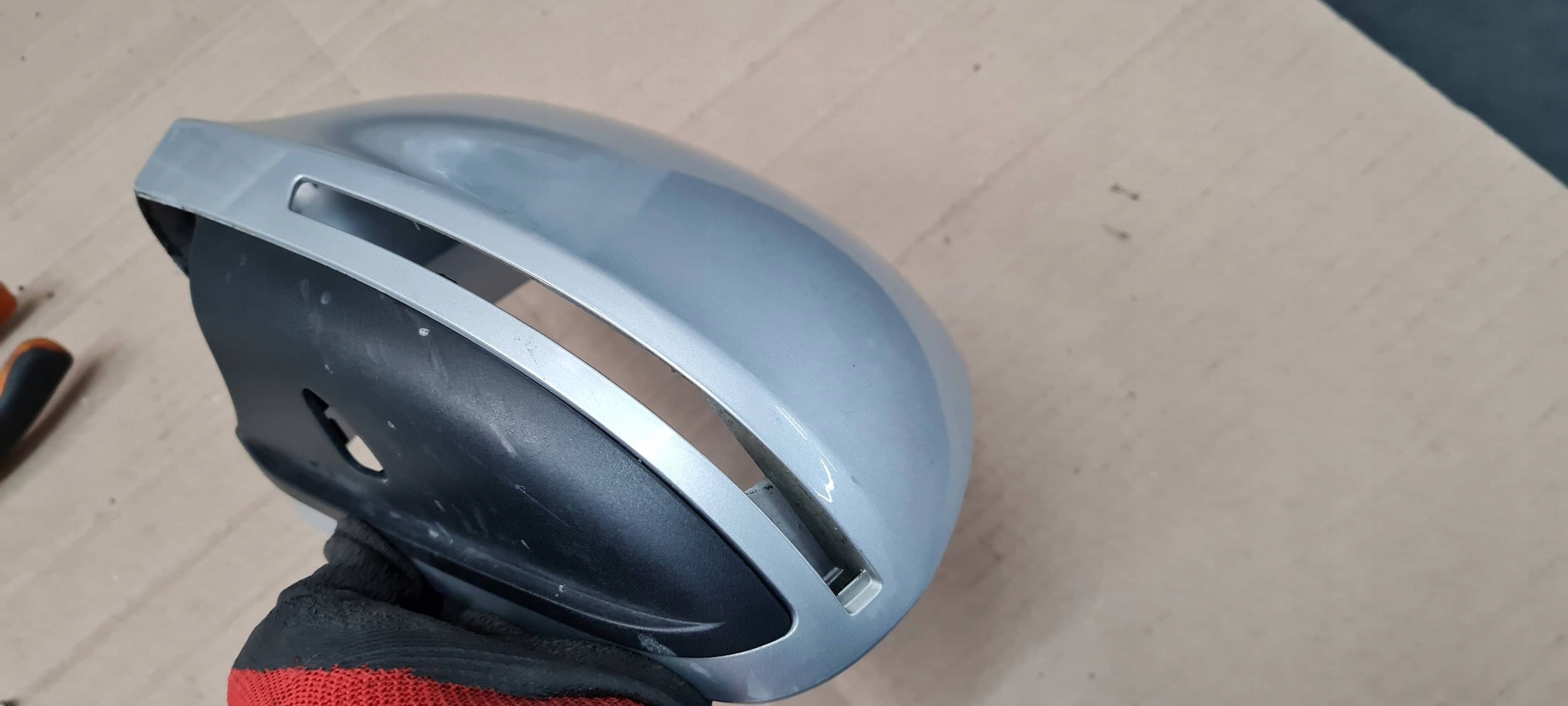 A6 C6 LIFT cover cap mirrors left LX7W 4F0857528B