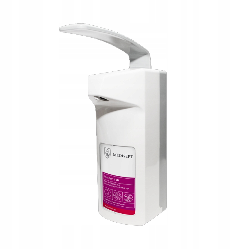 Nástenný dávkovač na výrobky Medisept 500 ml z Abs plastu 500 ml