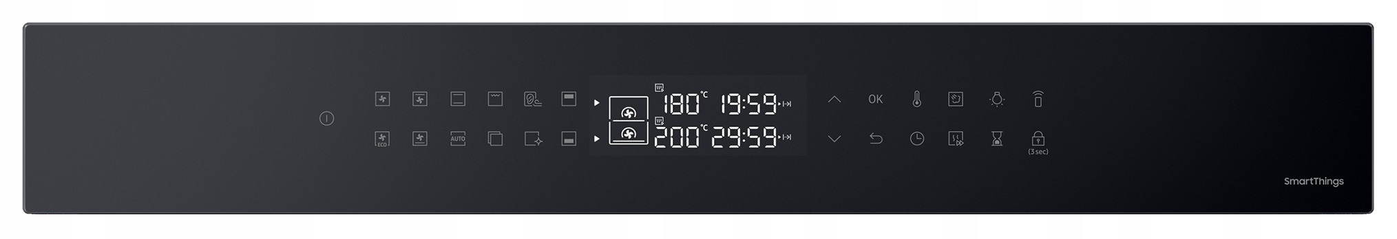 Piekarnik SAMSUNG NV7B4345VAK U2 Parowy Dual Cook Kolor dominujący czarny