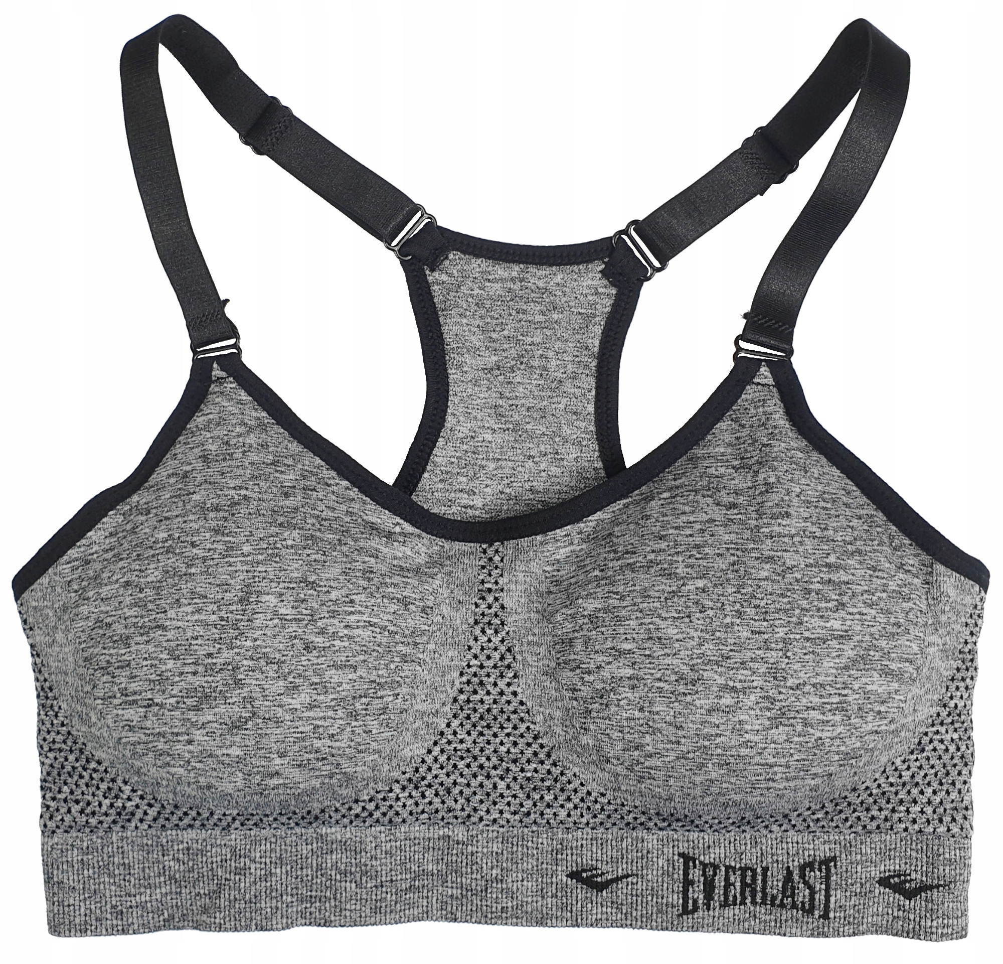 EVERLAST Biustonosz sportowy push-up SZARY S/M - EVL1/2/BRAS/FORN