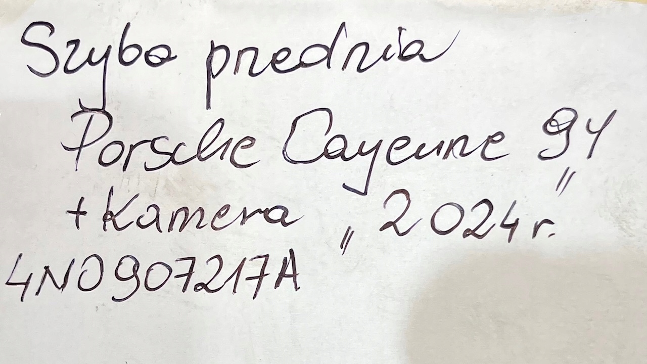 IDEALNA window front front PORSCHE CAYENNE 9Y 9Y3 COUPE KAMERA 24r 1