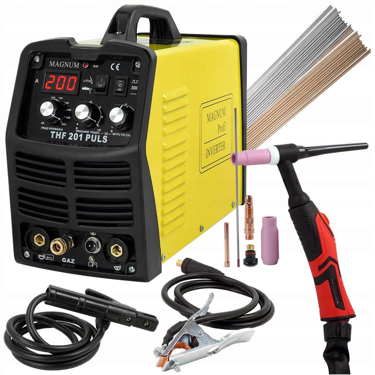 Spawarka MAGNUM TIG DC 200A MMA PULS inwertorowa