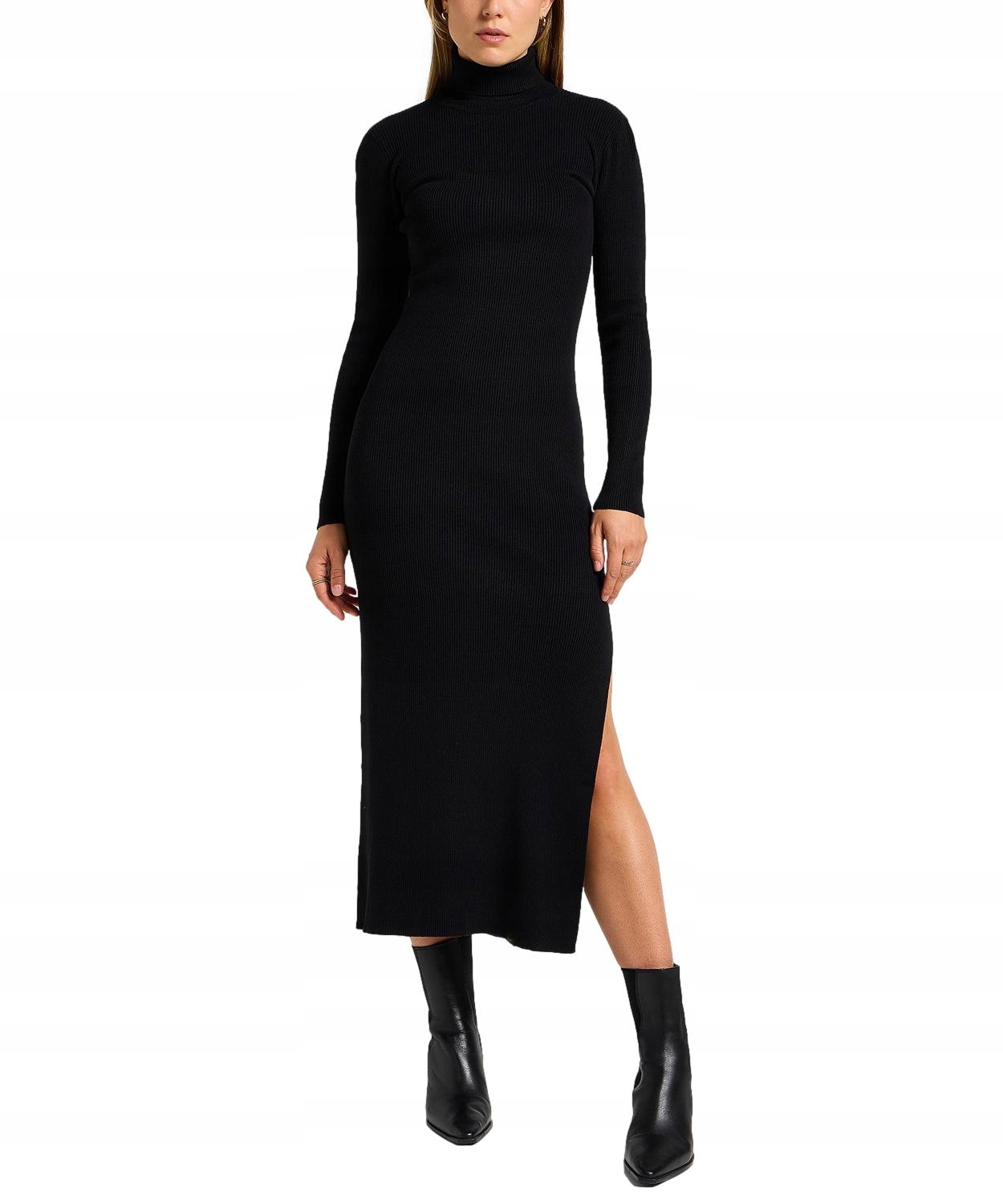 Šaty Lee Knitted Dress 112358303 Black M