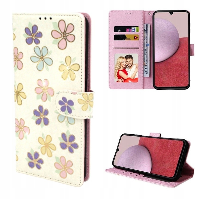 

Etui Smart Crazy Rfid do Realme C55 kwiatki