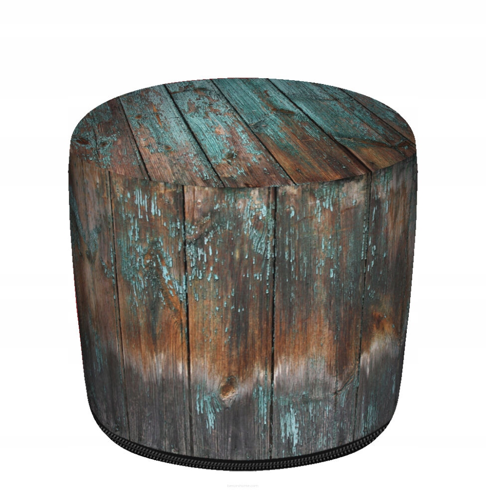 Pohodlná taburet naplněná granulátem, sedák Bertoni 36GR Havana 36x36 cm