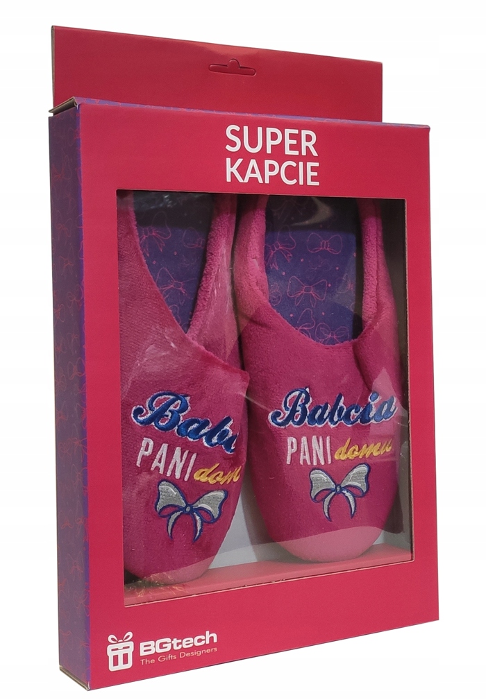 

kapcie Babcia Pani Domu prezent dla Babci
